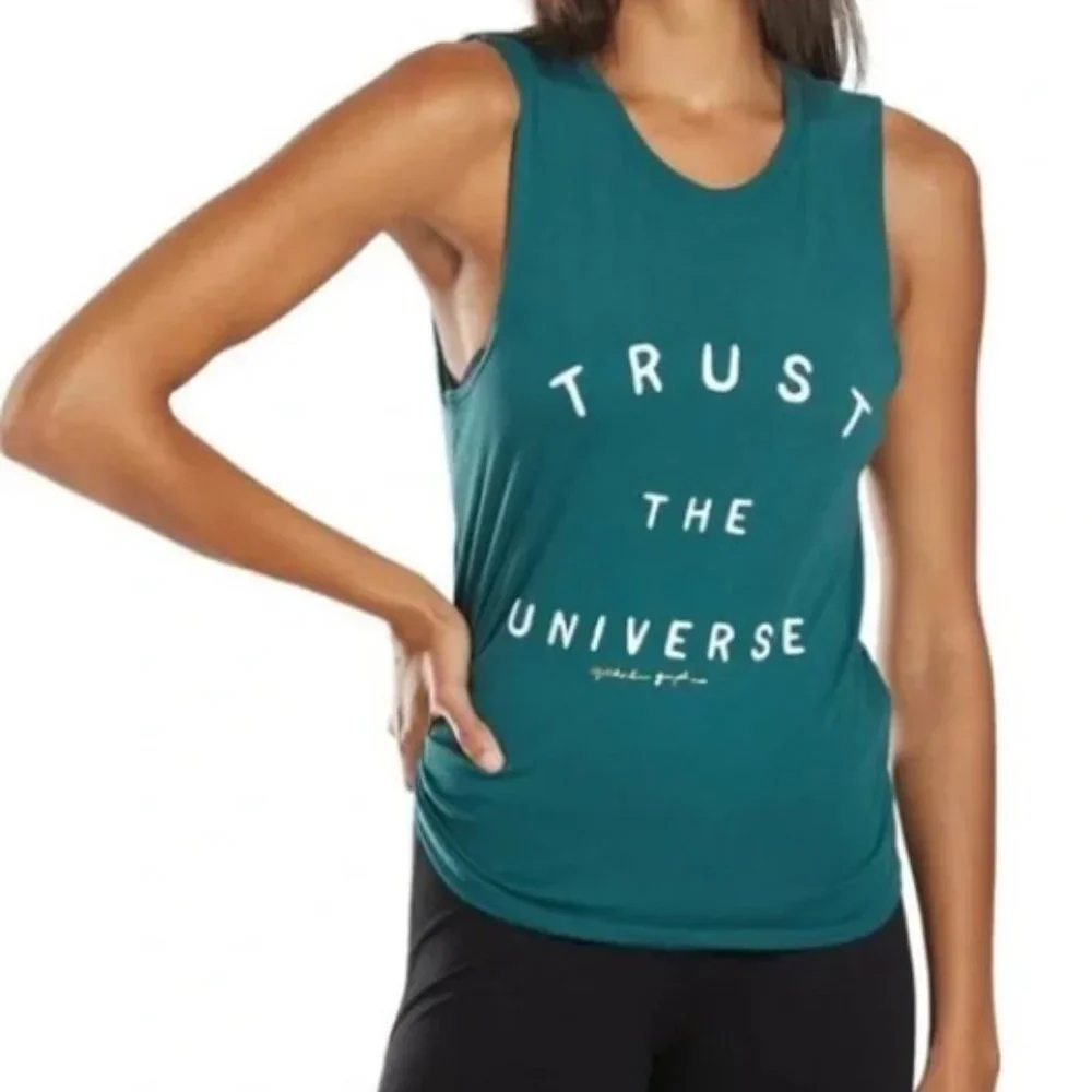 ๐ NWOT Spiritual Gangster Trust the Universe Tank Top - Picture 1 of 1